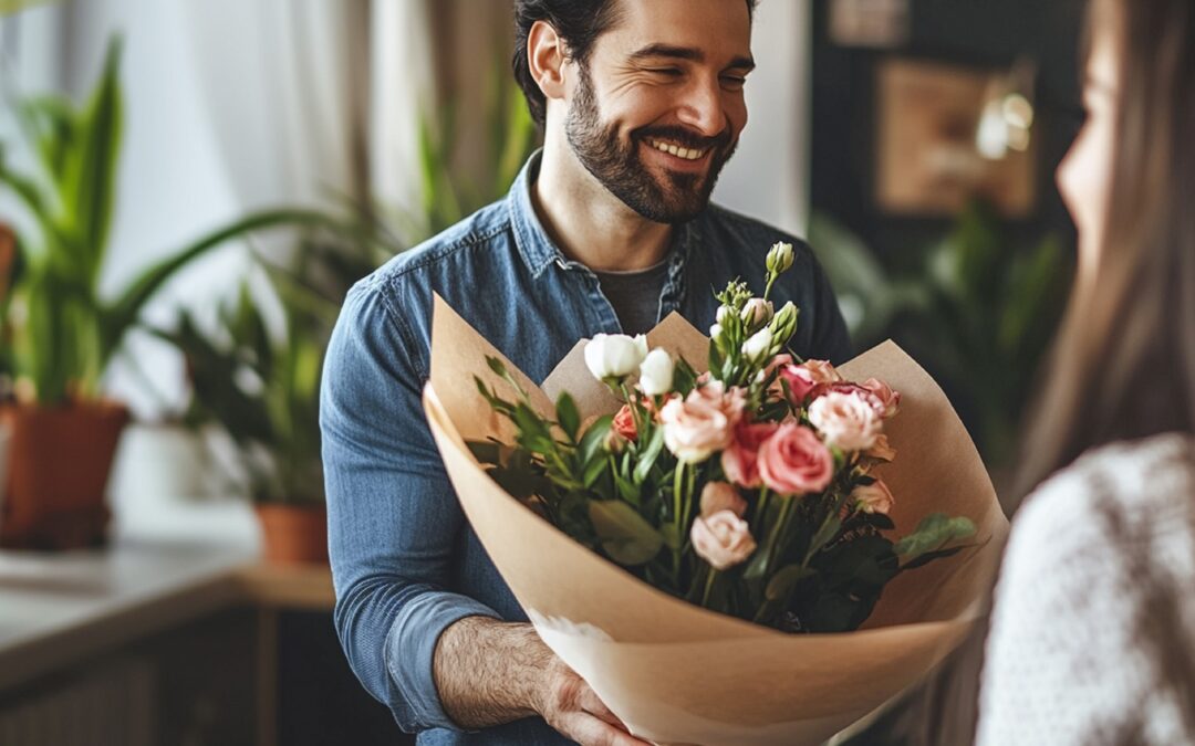 Floristerías Bogotá desayunos hombre para sorprender