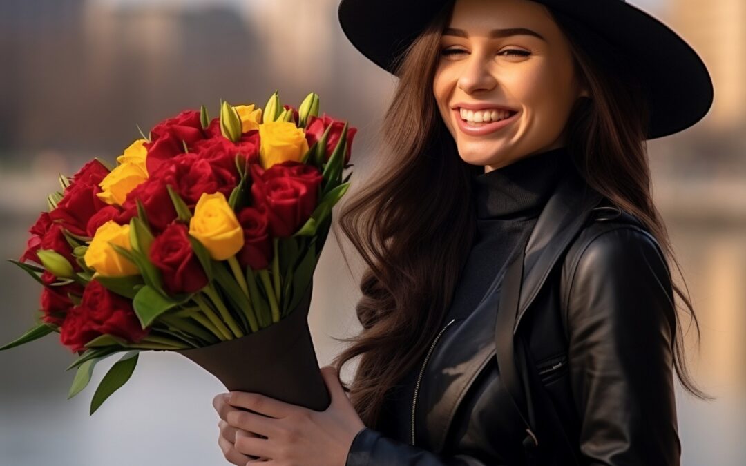 Ramos de flores para el Día de la Mujer en Bogotá
